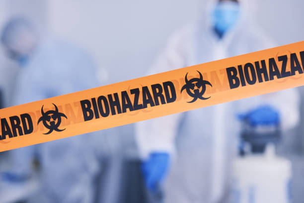 Professional Biohazard Cleanup technician working in Clarksville, TX
